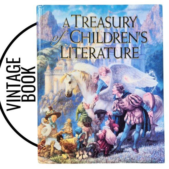 Anthology of Children's Short Stories Nursery Rhymes Fairy Tales Fables Book - Picture 1 of 13